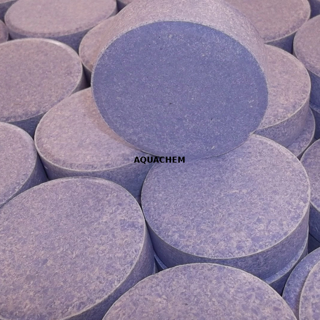 Tablet berbilang tindakan Asid Trichloroisocyanuric (TCCA). 